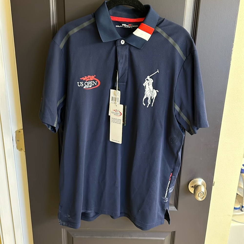 Ralph Lauren RLX 2015 US Open tennis shirt. men’s XL